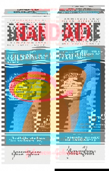 Bandages & Dressings; Dressing Type: Self-Adhesive Bandage ; Material: Fabric ; Unitized Kit Packaging: No ; Length (Inch): 4 ; Width (Inch): 1-3/4 ; Size: X-Large